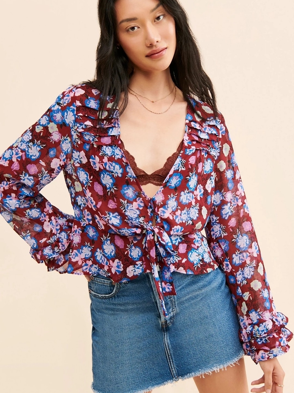 Free People Maybel Floral Tpp